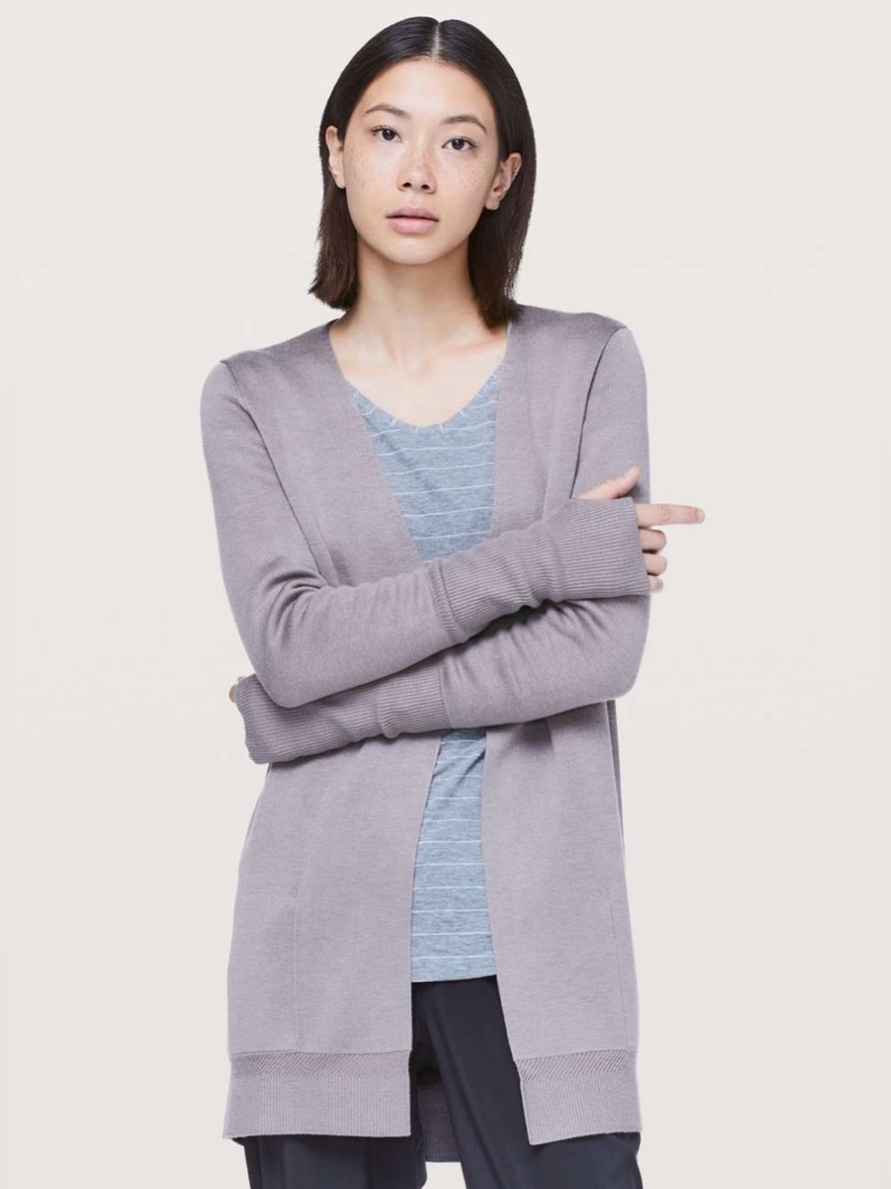 Lululemon City Street Cashlu Sweater Cardigan